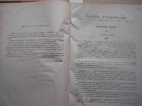Libros antiguos: Traité dUrbanisme 1929 2ª parte Ed. JOYANT - Foto 3 - 32079891